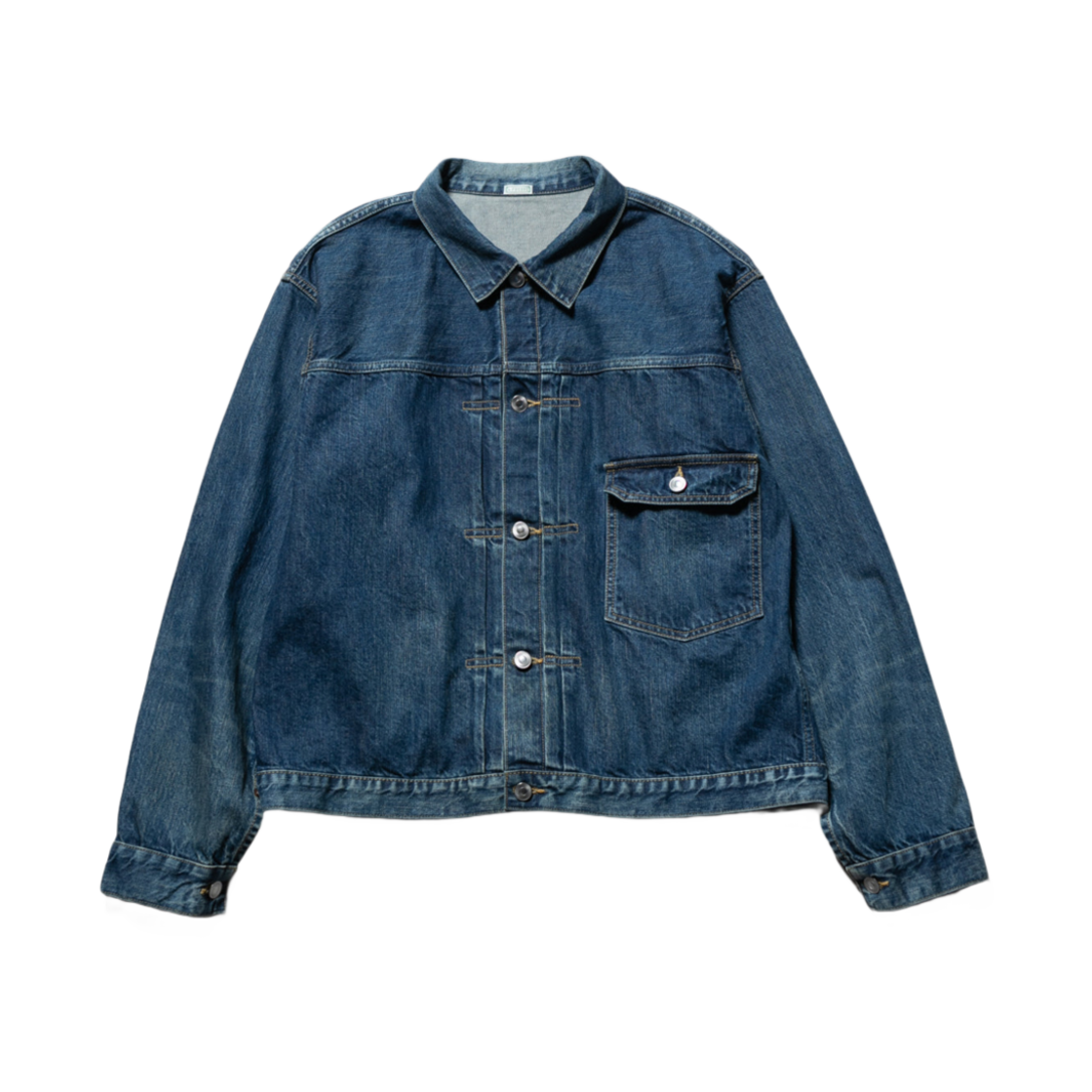 아프레쎄 퍼스트 타입 데님 자켓 커스텀 - 25SS | A.Presse | KREAM