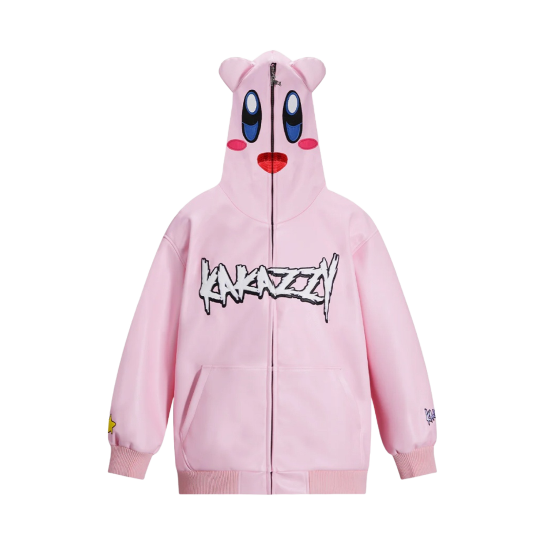 카카지 레더 자켓 커비 핑크(Kakazzy Leather Jacket Kirby Pink)