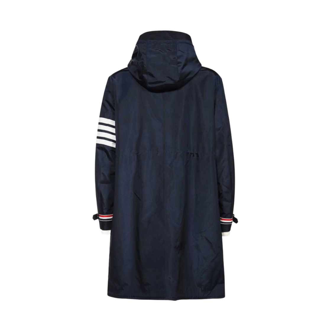 톰브라운 코듀라 메리노 베이비 케이블 후드 3/4 맥 자켓 네이비(Thom Browne Cordura Merino Baby Cable Hooded 3/4 Mack Jacket Navy) - 2