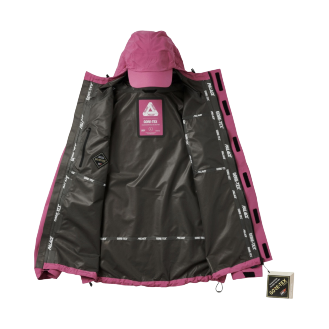팔라스 고어텍스 P 캡 자켓 핑크 - 21SS(Palace Gore-Tex P Cap Jacket Pink - 21SS) - 2