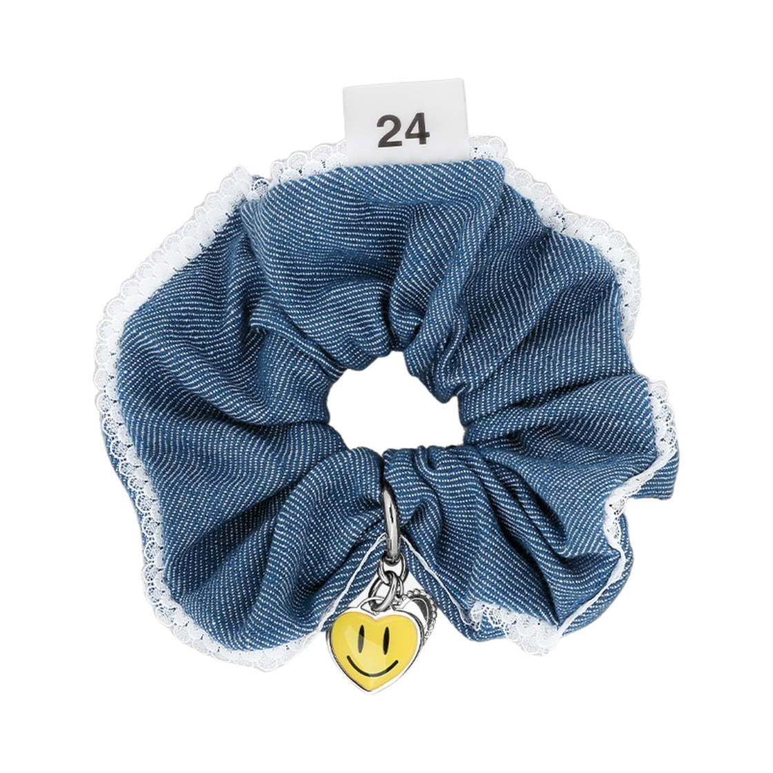 no547lb Sentiments No.547 Hair Scrunchy Light Blue