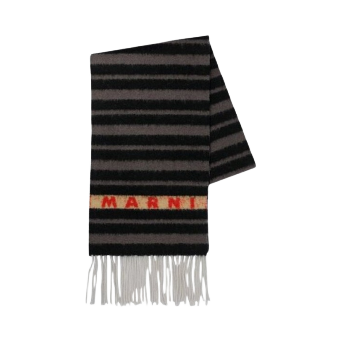 마르니 로고 스카프 그레이(Marni Logo Scarf Grey)