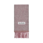 Acne Studios Mohair Wool Fringe Muffler Dusty Pink