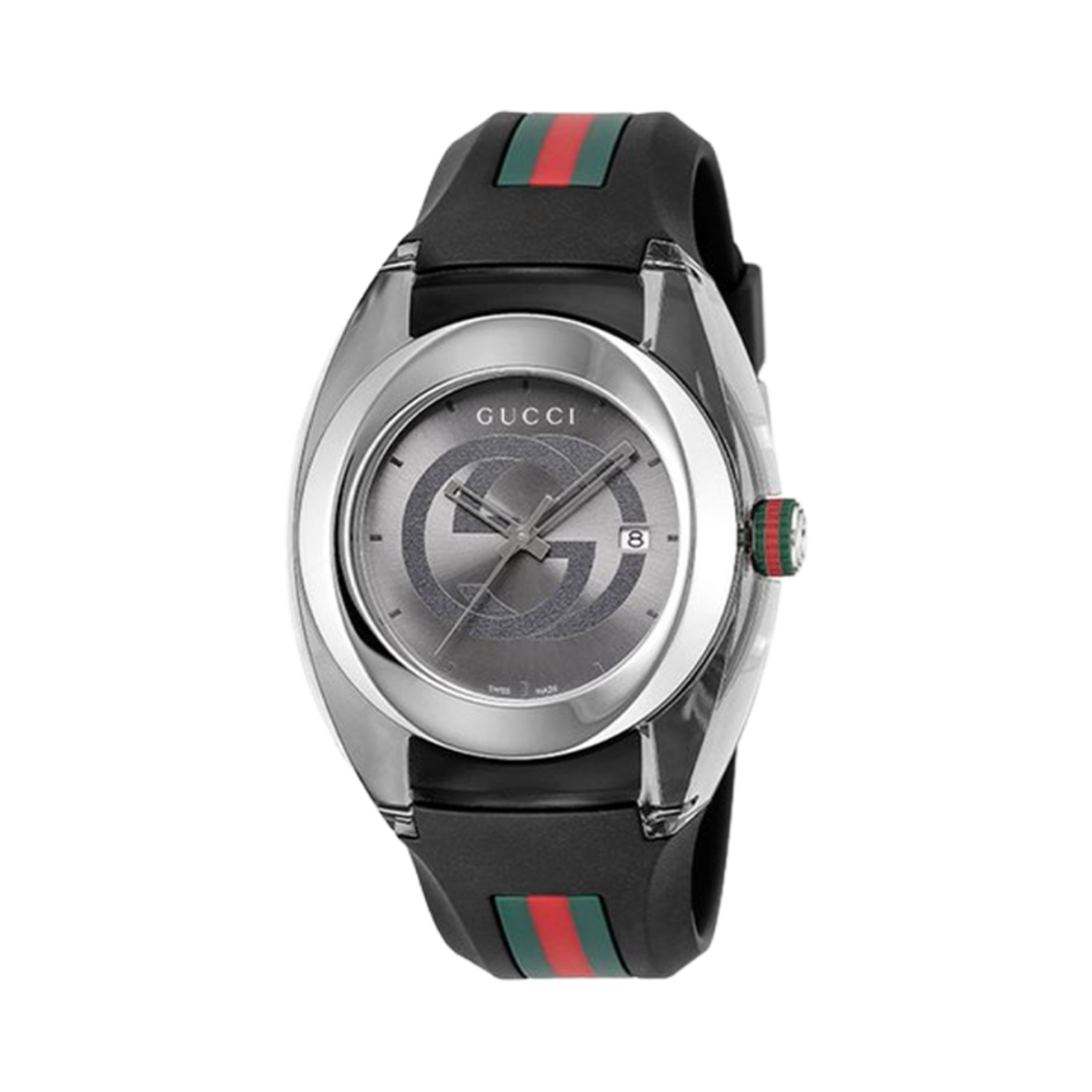 YA137116 Gucci SYNC Quartz 46mm Rubber Grey Black