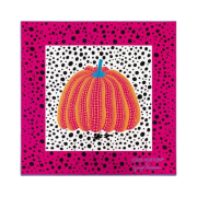 (W) Louis Vuitton x YK Pumpkin Square 90 Fuchsia