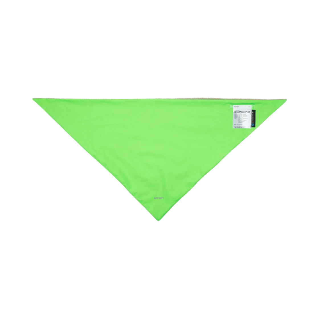 새티스파이 퍼텍스 고스트플리스 AD 반다나 네온 그린(Satisfy Pertex Ghostfleece AD Bandana Neon Green) - 2