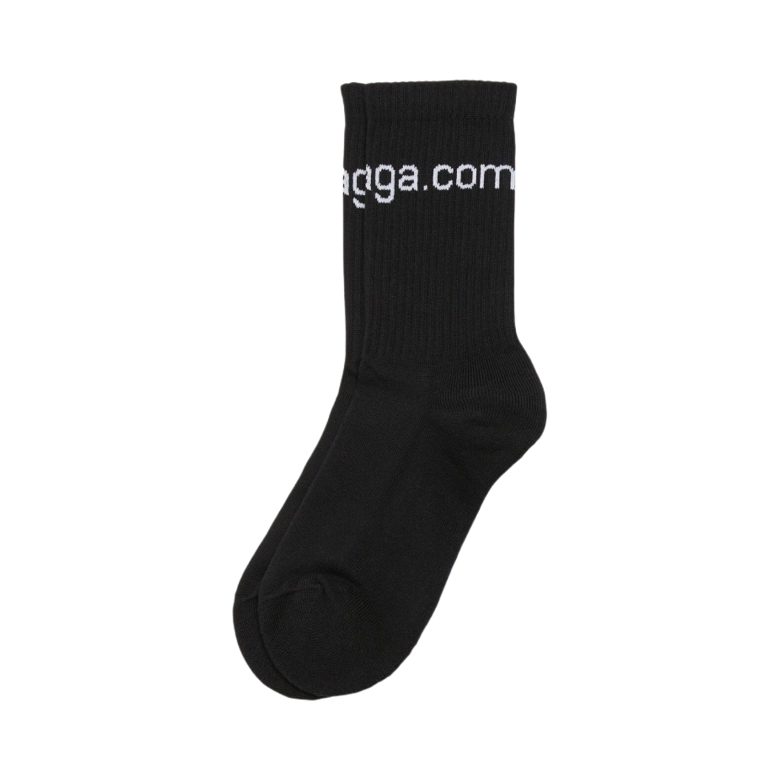 (W) 발렌시아가 Bal.com 양말 블랙((W) Balenciaga Bal.com Socks Black) - 1