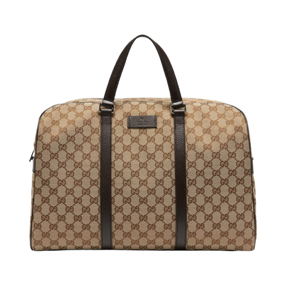 구찌 GG 슈프림 캔버스 보스턴백 베이지 에보니