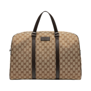 Gucci GG Supreme Canvas Boston Bag Beige Ebony