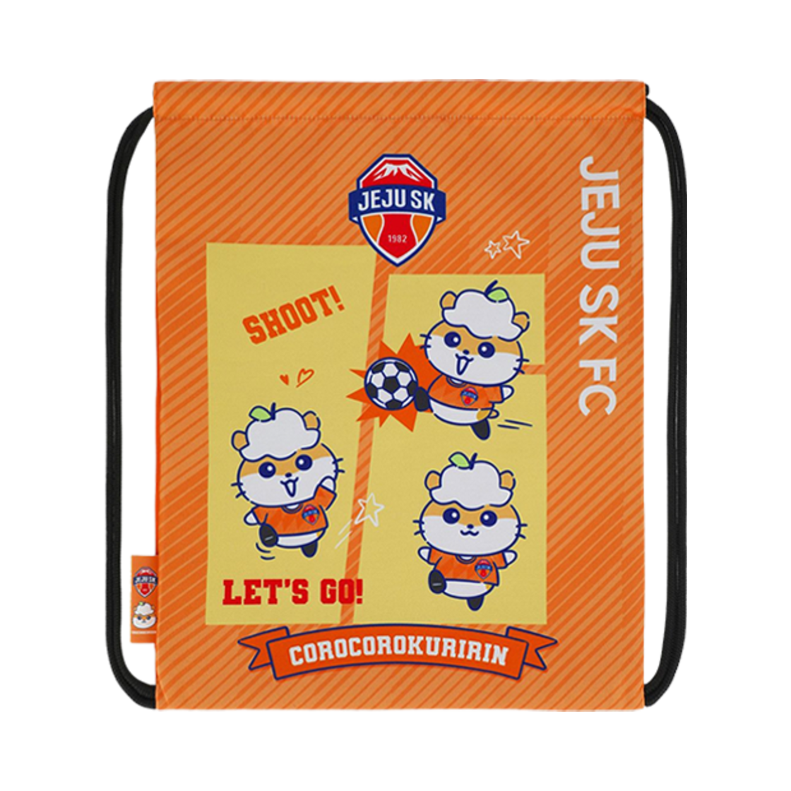 K 리그 x 산리오 캐릭터즈 2025 짐색 코로코로쿠리링 제주 SK FC 오렌지(K League x Sanrio Characters 2025 Gym Sack Corocorokuririn Jeju SK FC Orange)