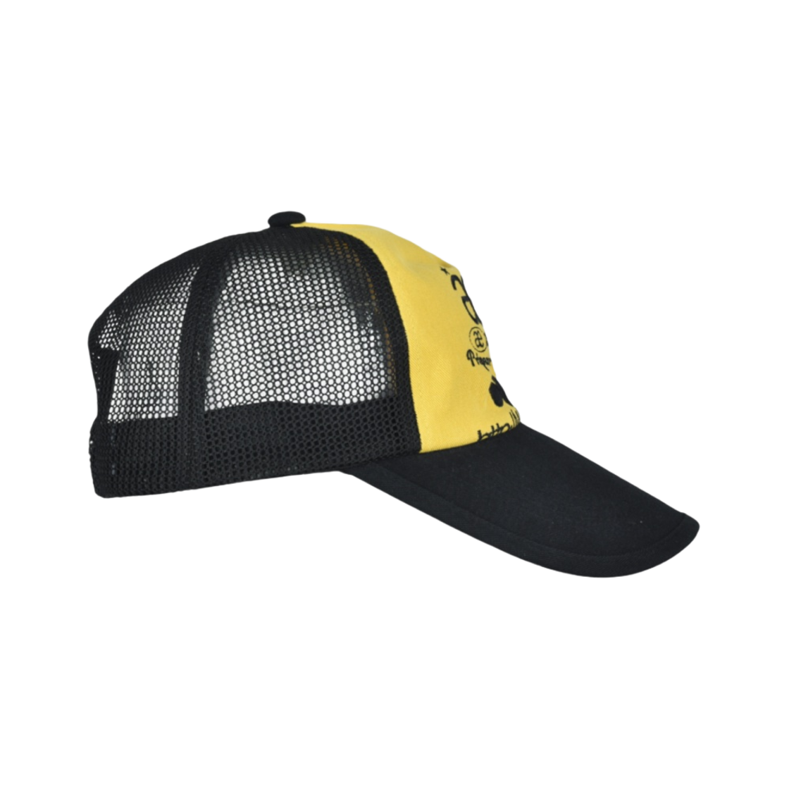 에이에이 웹 로고 메쉬 캡 옐로우 블랙(Aeae Web Logo Mesh Cap Yellow Black) - 3