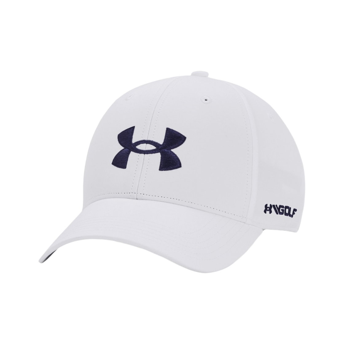 1361547-101 Under Armour Golf96 Hat White Midnight Navy