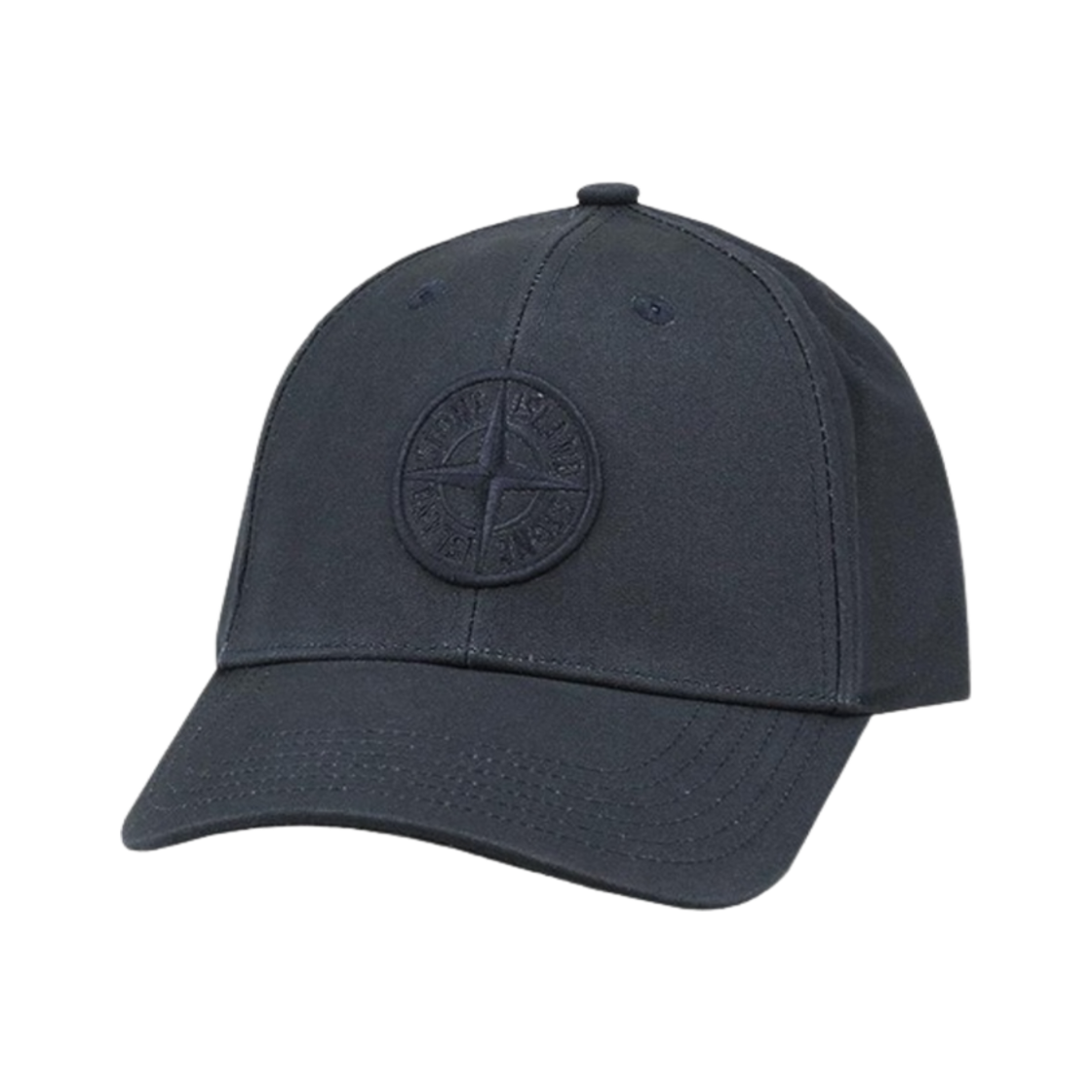 811599661-A0020 Stone Island 99661 Cotton Rep 6-Panel Cap Navy Blue - 24FW