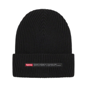 Supreme Property Label Beanie Black - 22FW