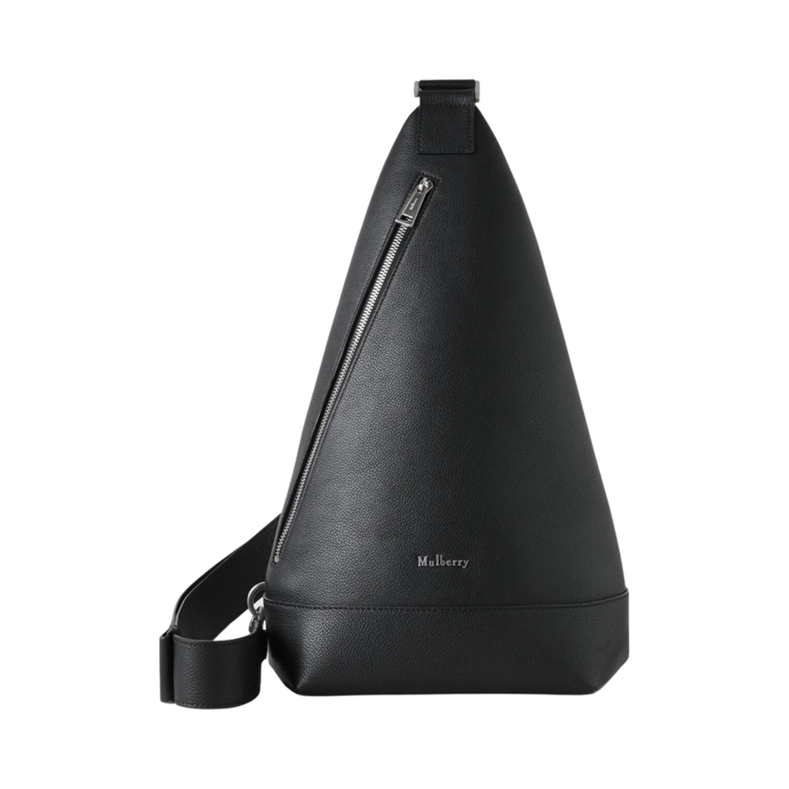 멀버리 스몰 페블 그레인 패링던 슬링 백팩 블랙(Mulberry Small Pebble Grain Farringdon Sling Backpack Black)