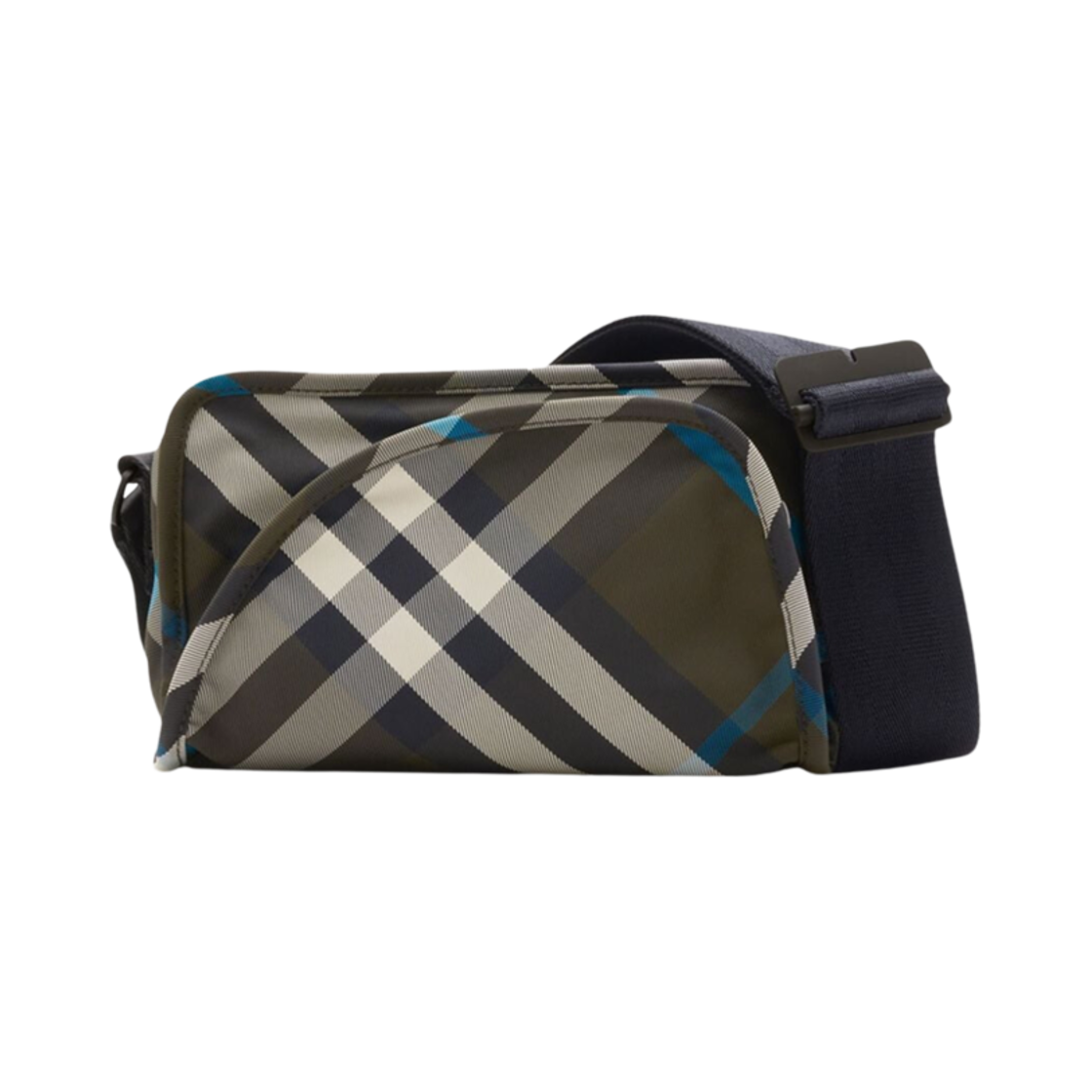 버버리 쉴드 체크 메신저 백 다크 그린(Burberry Shield Checked Messenger Bag Dark Green) - 1