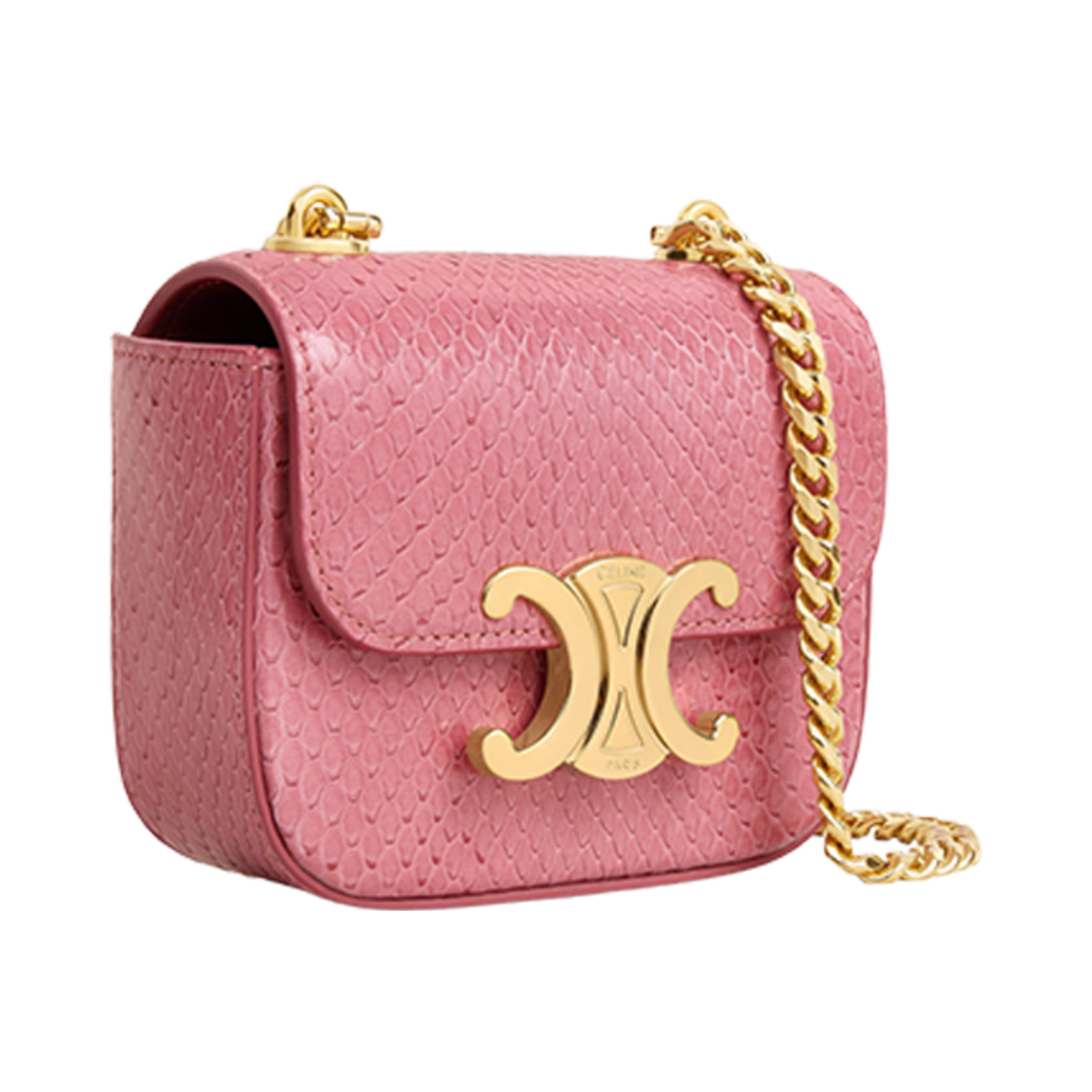 셀린느 미니 체인 클로드 파이톤 핑크(Celine Mini Chain Claude in Python Pink) - 2