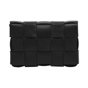 Bottega Veneta Lambskin Leather Cassette Black