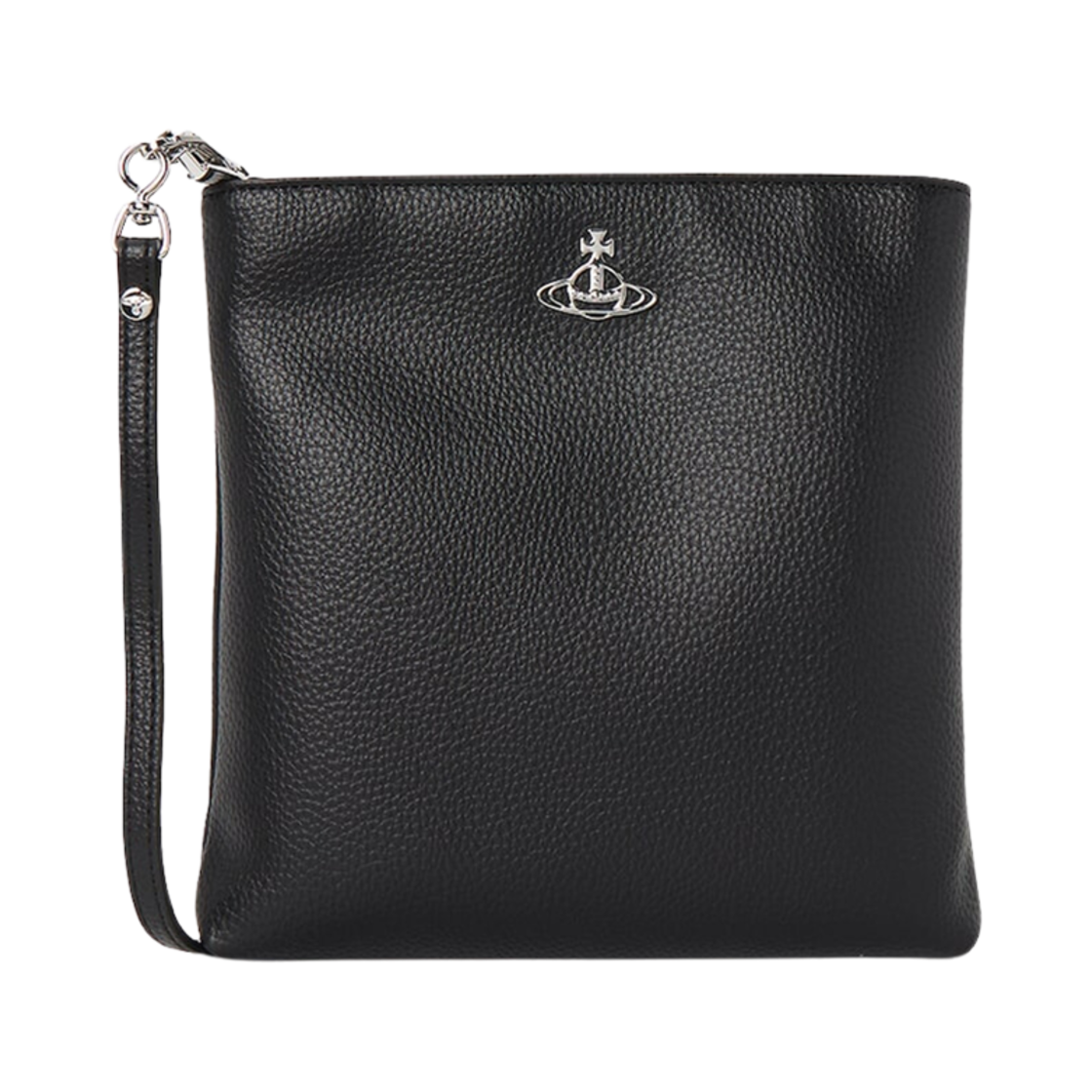 48030008U-S000D-N403 Vivienne Westwood Re-Vegan Grain Crossbody Bag Black