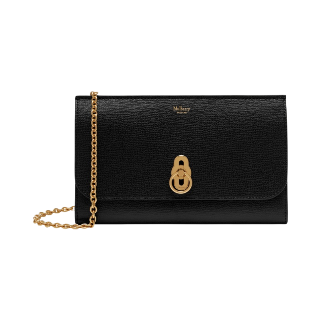 멀버리 클래식 그레인 앰벌리 클러치 블랙(Mulberry Classic Grain Amberley Clutch Black)
