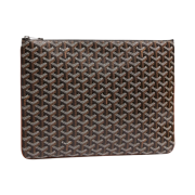 Goyard Senat Pochette MGM Black Tan