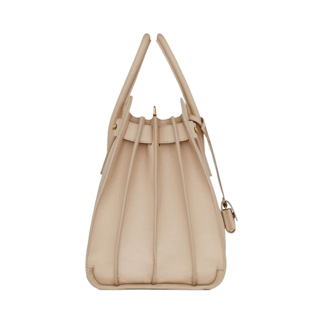 생로랑 그레인드 레더 삭 드 주르 서플 미디움 씨 솔트(Saint Laurent Sac de Jour Supple Medium in Grained Leather Sea Salt) - 3
