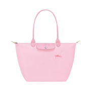 Longchamp Le Pliage Green Tote Bag L Pink