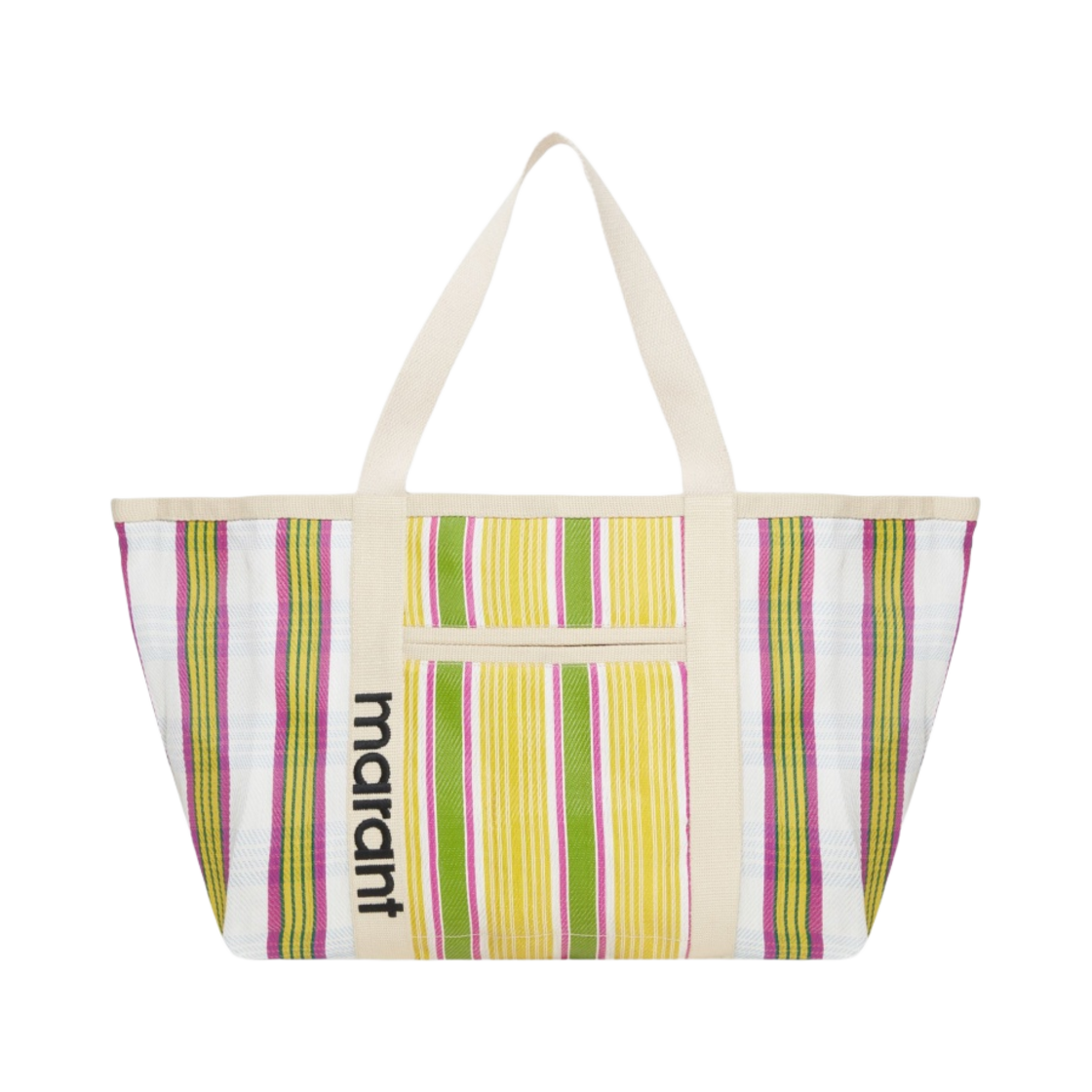 이자벨 마랑 다웬 토트백 멀티컬러 옐로우 - 23SS