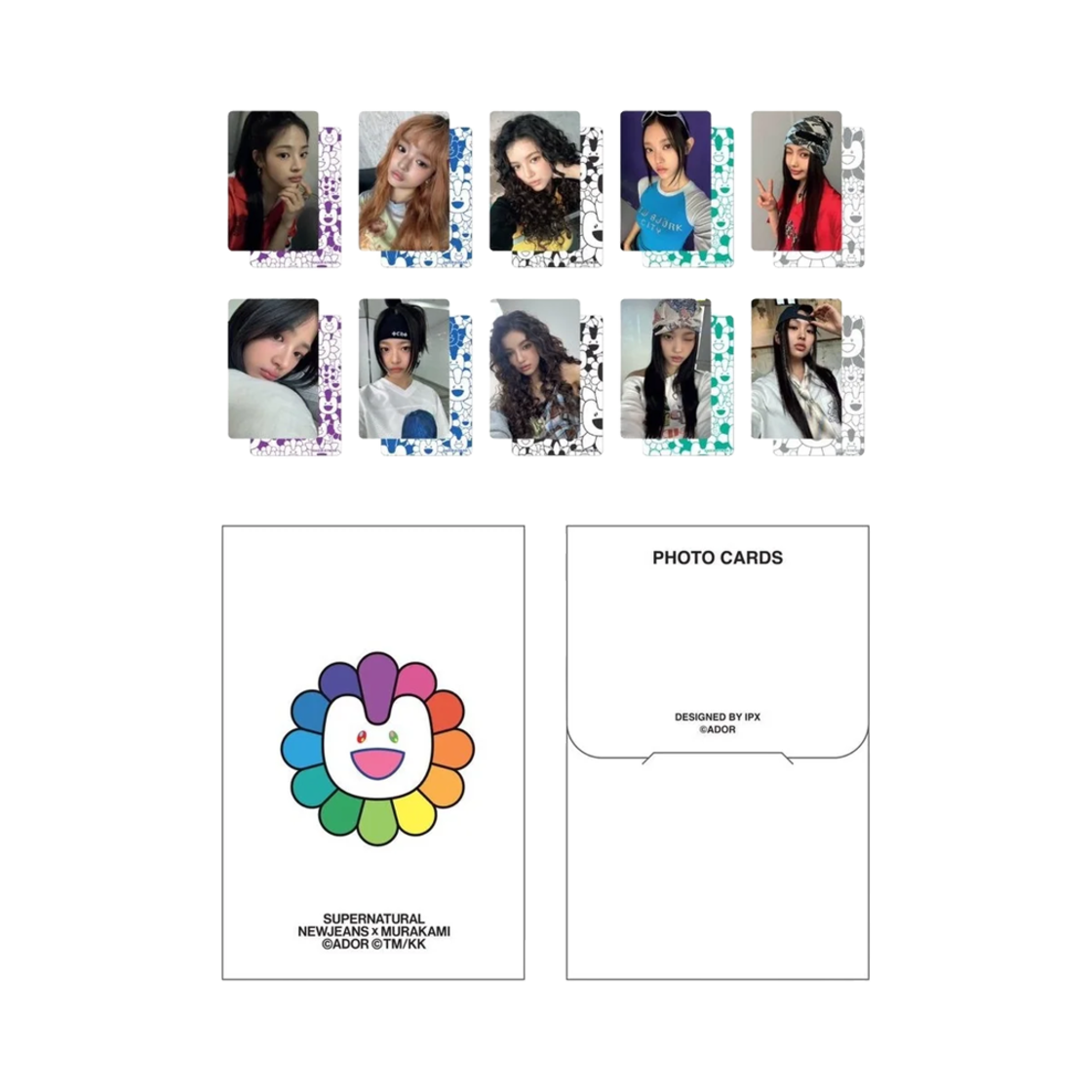 - NewJeans x Murakami NJ Supernatural Photocard Set (Ver. 1)