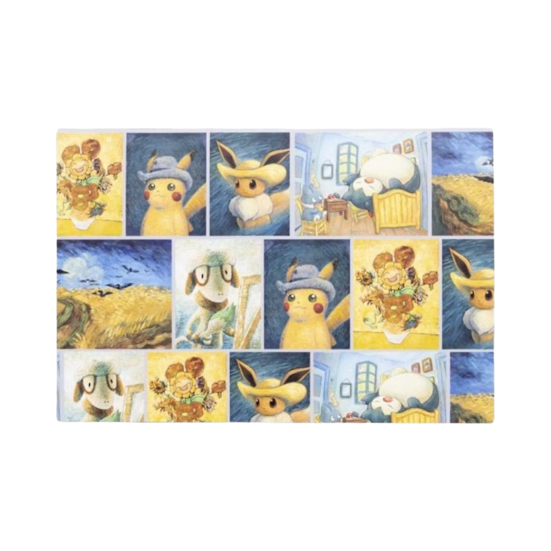 포켓몬 센터 x 반 고흐 뮤지엄 포켓몬 인스파이어드 바이 페인팅 12팩 포스트카드(Pokemon Center x Van Gogh Museum Pokemon Inspired by Paintings 12 Pack Postcards)