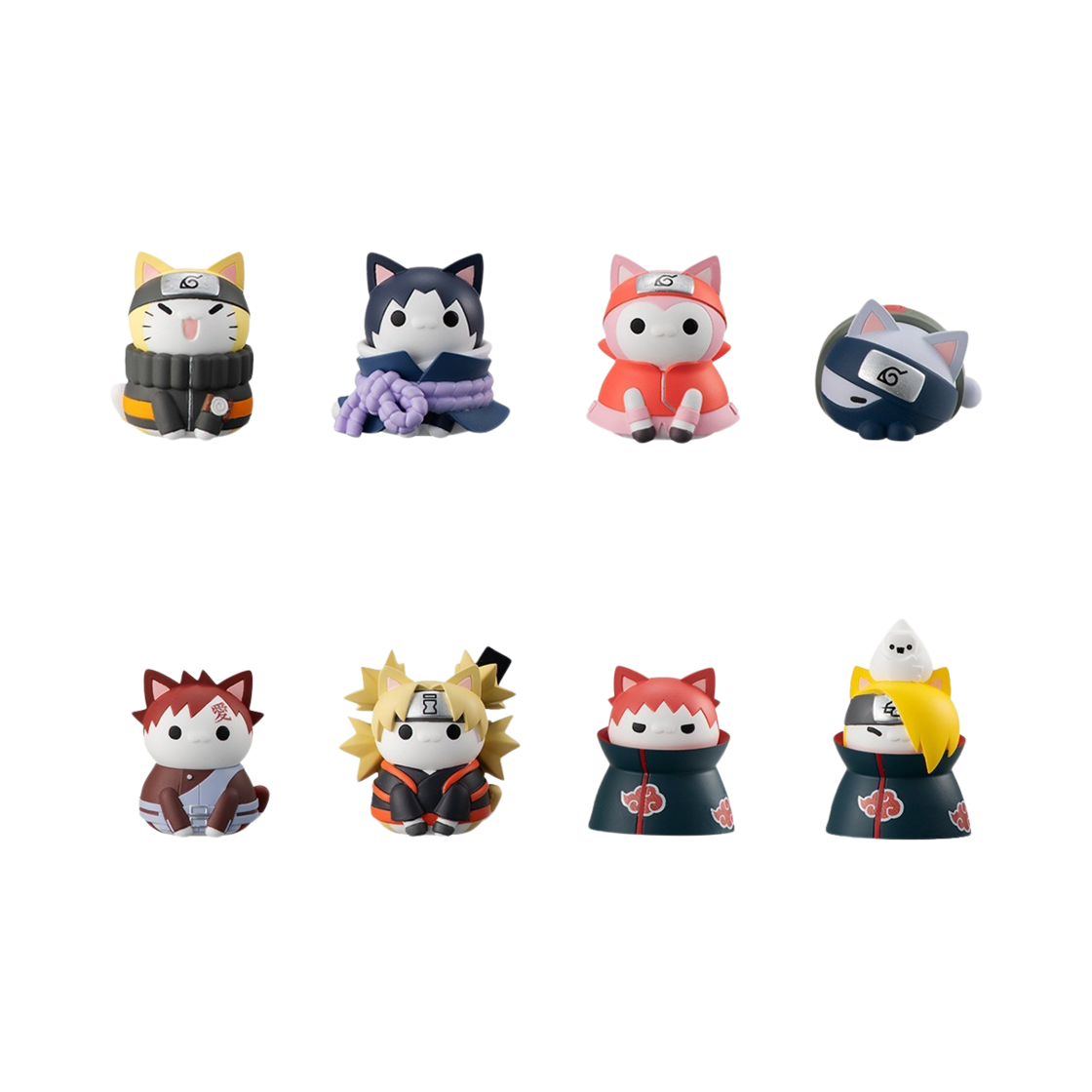 메가하우스 메가캣 프로젝트 냐루토 결전 아카츠키 전쟁돌입편 8종세트 (재판)