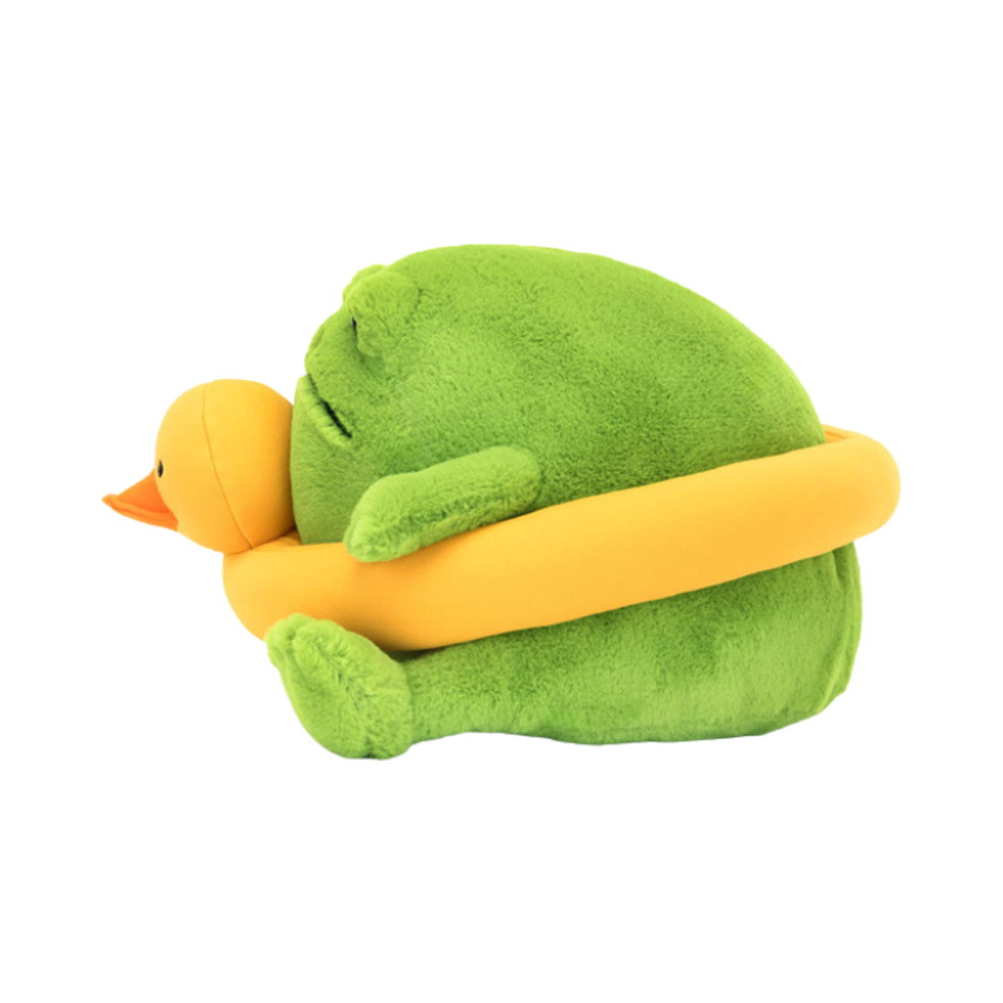 젤리캣 리키 레인 프로그 러버 링 브라이트 옐로우 피 그린(Jellycat Ricky Rain Frog Rubber Ring Bright Yellow Pea Green) - 2