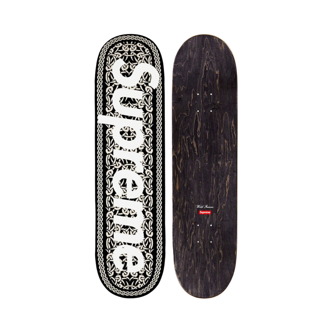 슈프림 셀틱 노트 스케이트보드 덱 블랙 - 21FW(Supreme Celtic Knot Skateboard Deck Black - 21FW)