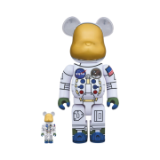 Bearbrick 50th Anniversary Of The Apollo 11 Moon Landing 1969 Astronaut 100% & 400% Set