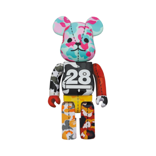 Bearbrick x BAPE 28th Anniversary Camo #3 400%