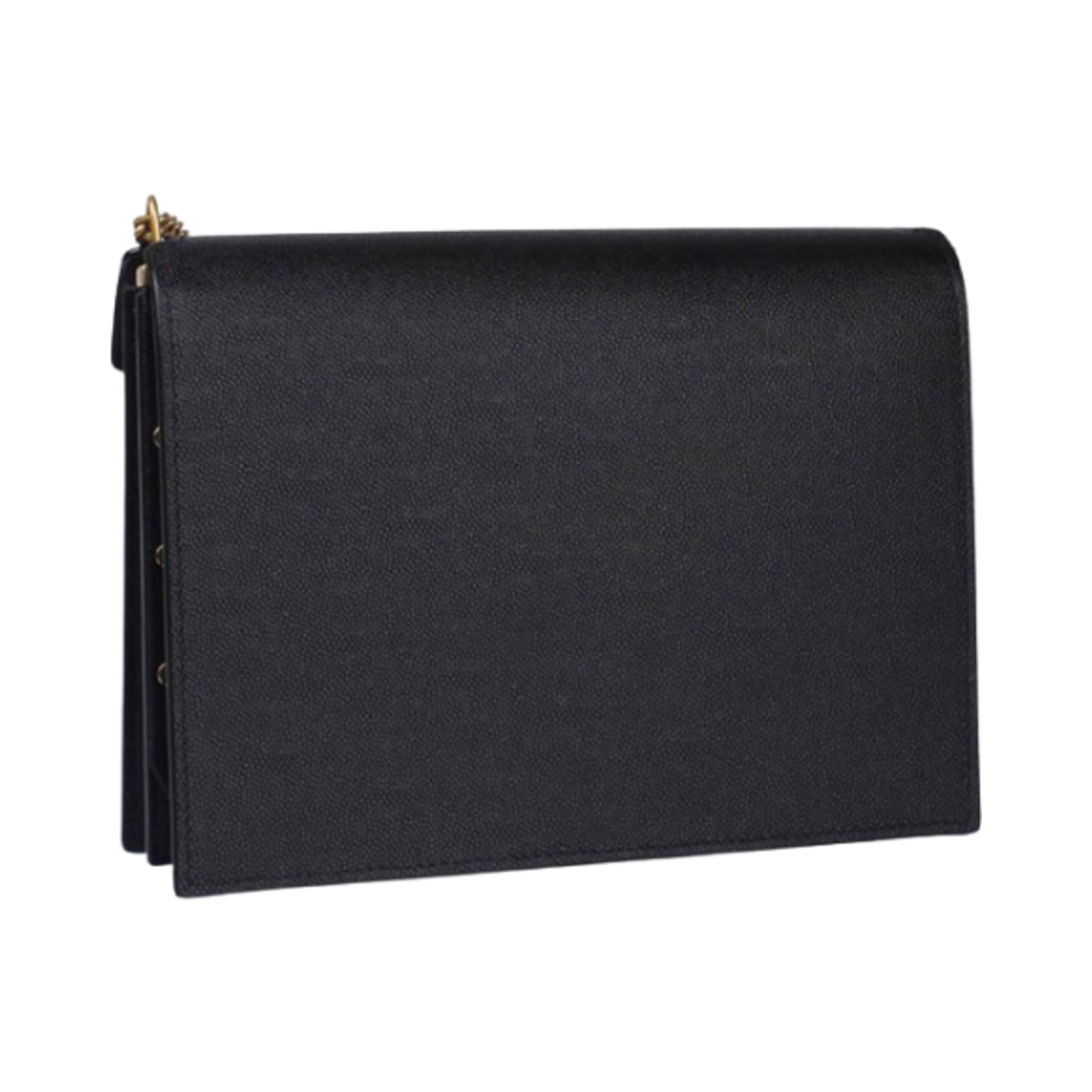생로랑 그랑 드 뿌드르 엠보스 레더 카산드라 미디움 체인백 블랙(Saint Laurent Cassandra Medium Chain Bag in Grain de Poudre Embossed Leather Black) - 2