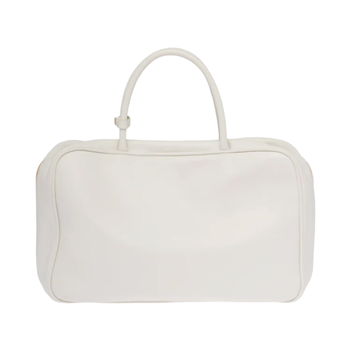 미우 미우 가죽 탑 핸들백 화이트(Miu Miu Leather Top Handle Bag White) - 3