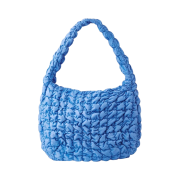 COS Quilted Oversized Shoulder Bag Blue