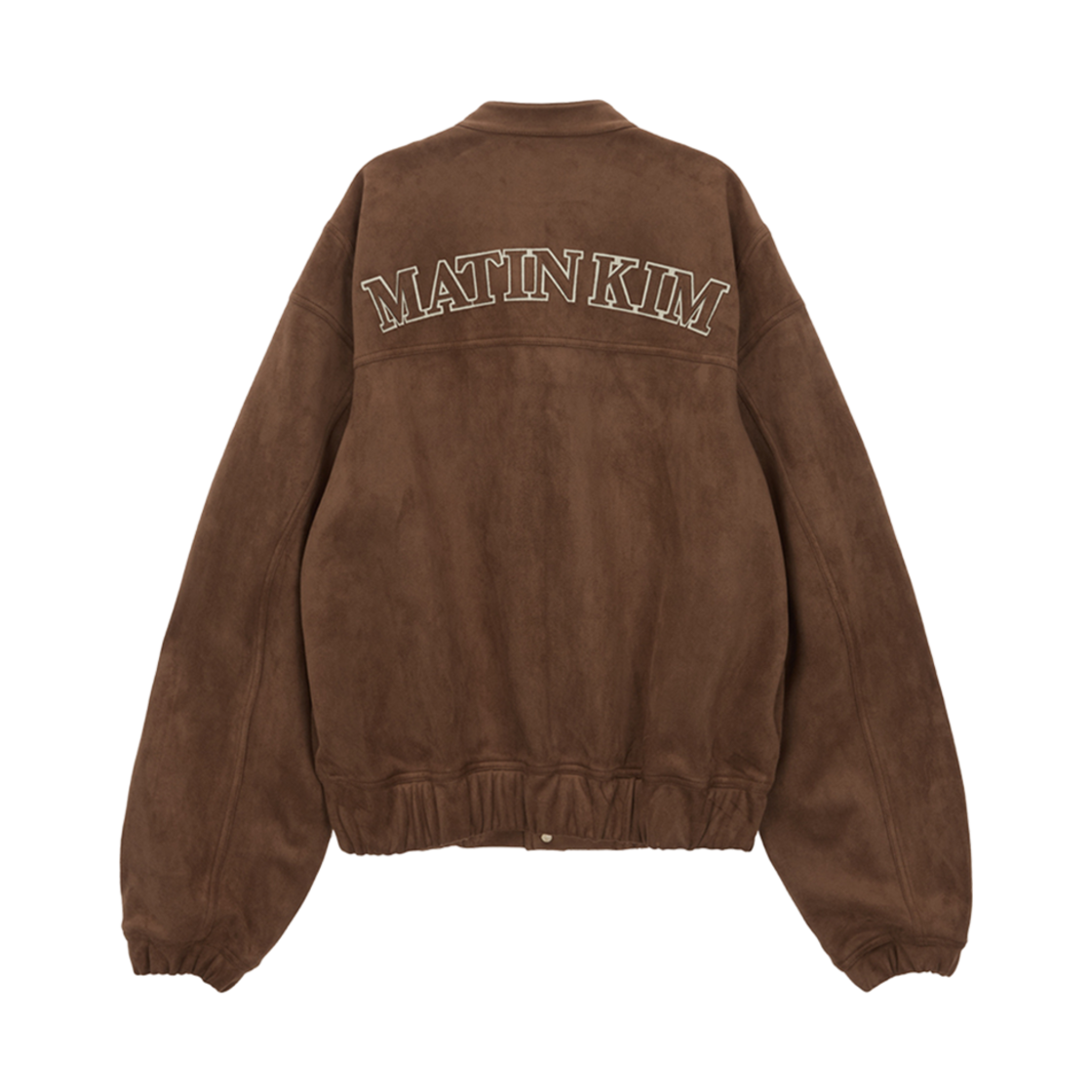 마뗑킴 포우 스웨이드 봄버 점퍼 카멜(Matin Kim Faux Suede Bomber Jumper Camel) - 2