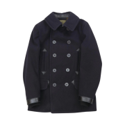 Nigel Cabourn 40's U.S. Navy Pea Coat Dark Navy