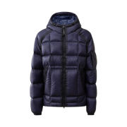 C.P. Company D.D. Shell Hooded Medium Down Jacket Estate Blue - 24FW