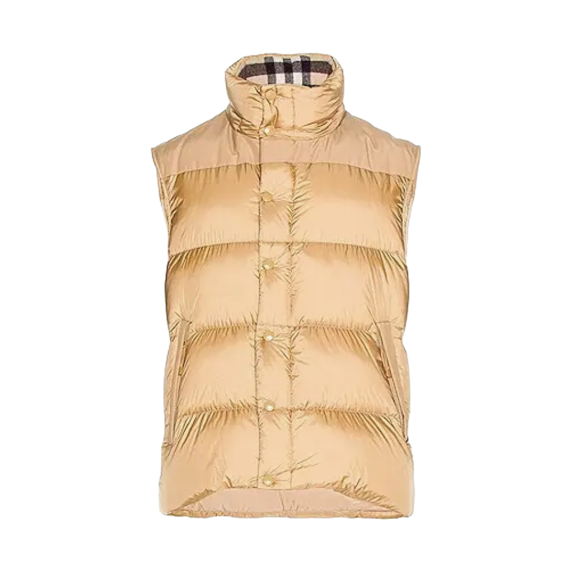 버버리 디테처블 슬리브 후드 퍼퍼 자켓 베이지(Burberry Detachable Sleeve Hood Puffer Jacket Beige) - 2