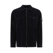 Stone Island 11604 Corduroy Shirt Jacket Navy Blue - 24FW
