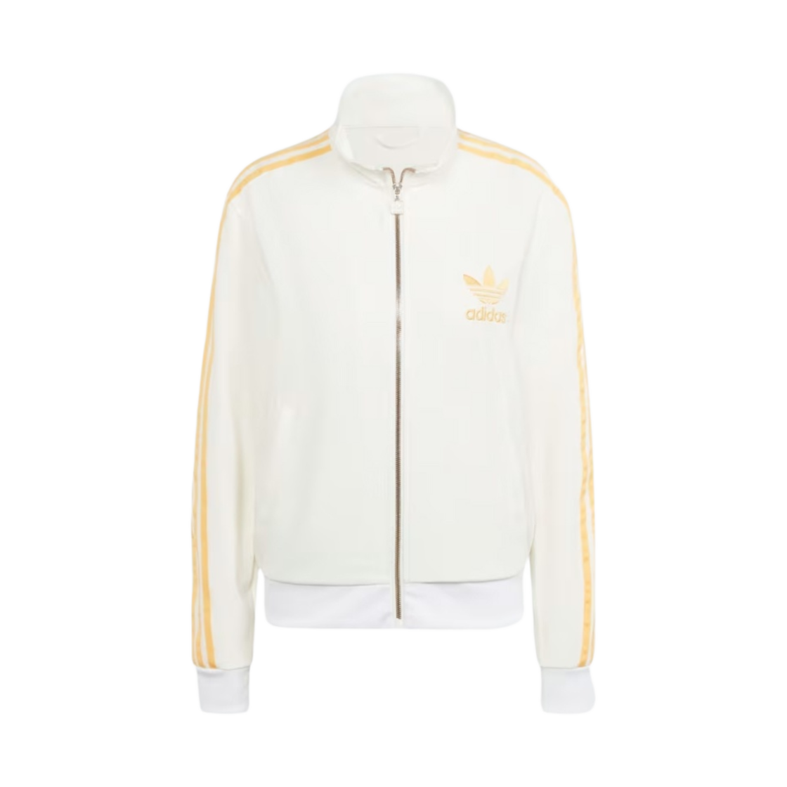 (W) 아디다스 오리지널스 베켄바우어 크레페 트랙탑 오프 화이트 - KR 사이즈((W) Adidas Originals Beckenbauer Crepe Track Top Off White - KR Sizing)