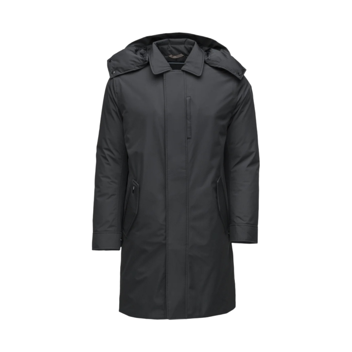 노비스 노드 테일러드 트렌치 코트 블랙(Nobis Nord Tailored Trench Coat Black)