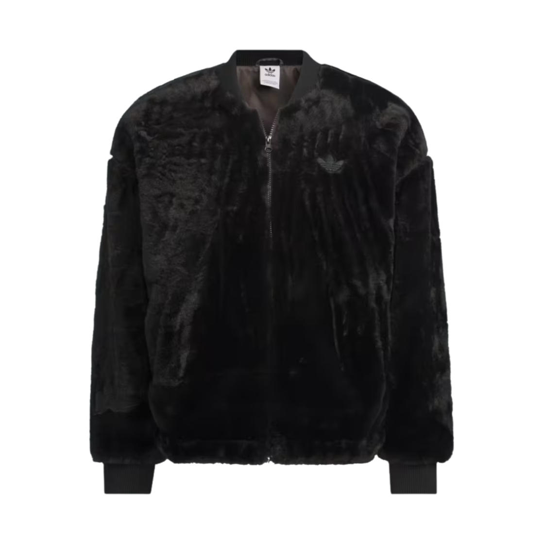 아디다스 뉴 퍼 자켓 블랙 - KR 사이즈(Adidas New Fur Jacket Black - KR Sizing)