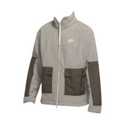 Nike NSW Sport Essential+ Sherpa Fleece Jacket Moon Fossil Light Bone