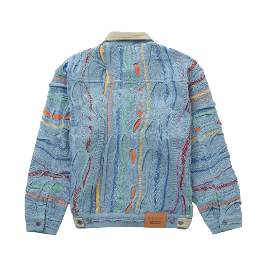 슈프림 x 쿠지 트러커 자켓 블루 - 23SS(Supreme x Coogi Trucker Jacket Blue - 23SS) - 2