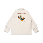 Human Made Garment Dyed Coverall Jacket White