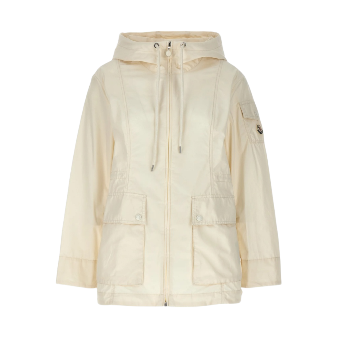 (W) 몽클레르 레안드로 파카 자켓 화이트 - 24SS